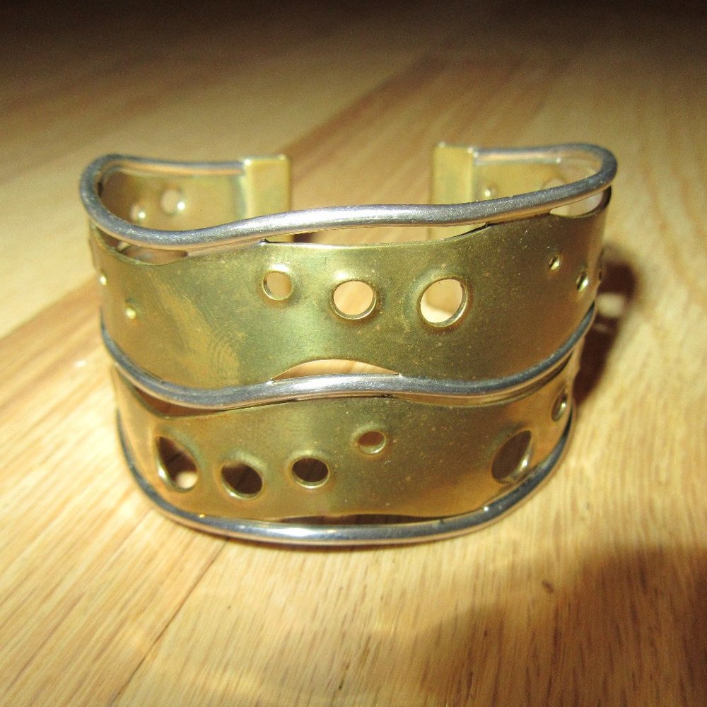 RLM STUDIO/ROBERT LEE MORRIS/CUFF/BRACELET/STERLING/BRASS!